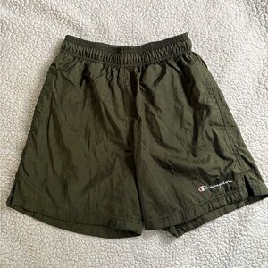 Shimmery Green Champion Basketball Shorts size small